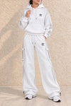 Casual Waffle Knit Lounge Set